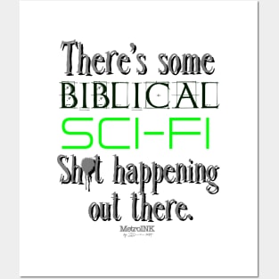 Biblical sci-fi stuff Posters and Art
